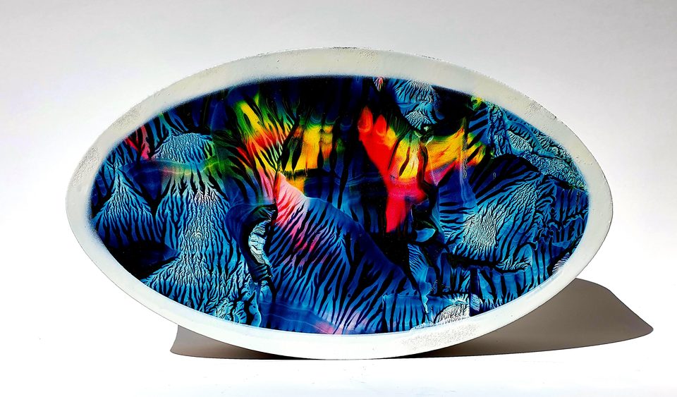 MDF Üzerine Akrilik Boya 15x25 cm Denge 17 2021