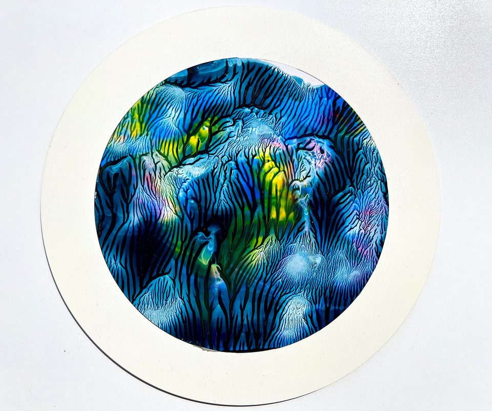 Duralit Üzerine Akrilik 30x30 cm Resif III 2024