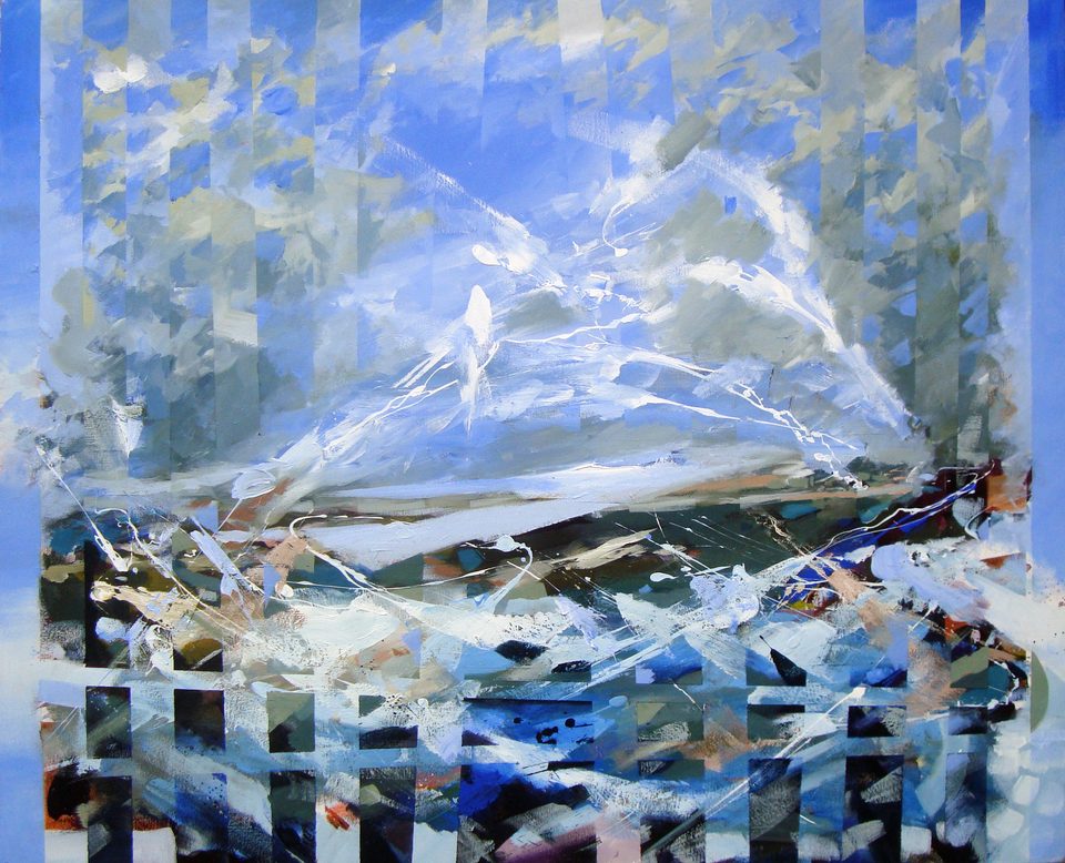 Tual Üzerine Akrilik 'Fırtına' 100x120cm 2009
