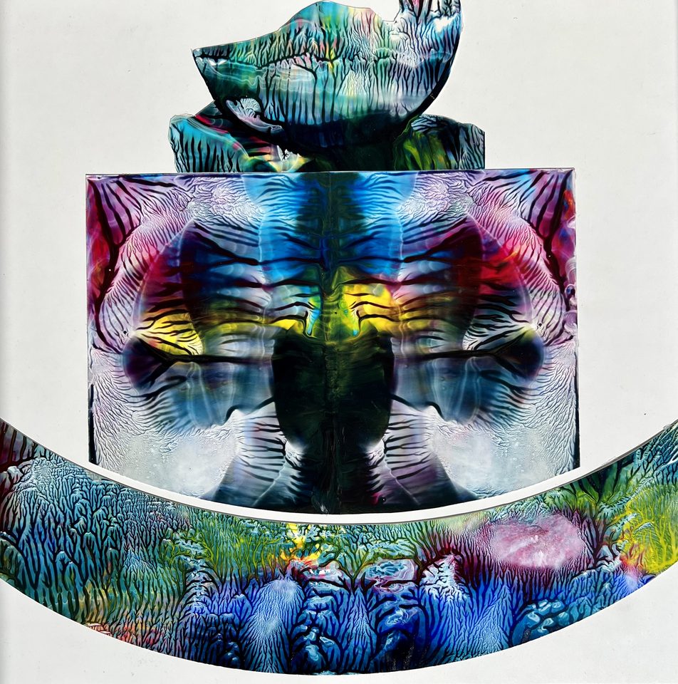 Duralit Üzerine Akrilik 50x50cm Formal 2024