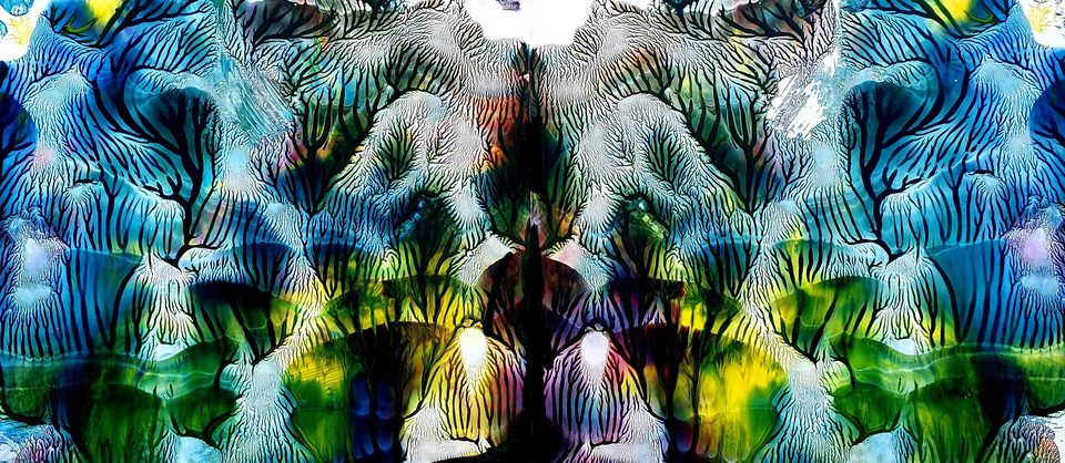 Kağıt Üzerine Akrilik Boya 30x60 cm İkilikler I 2021