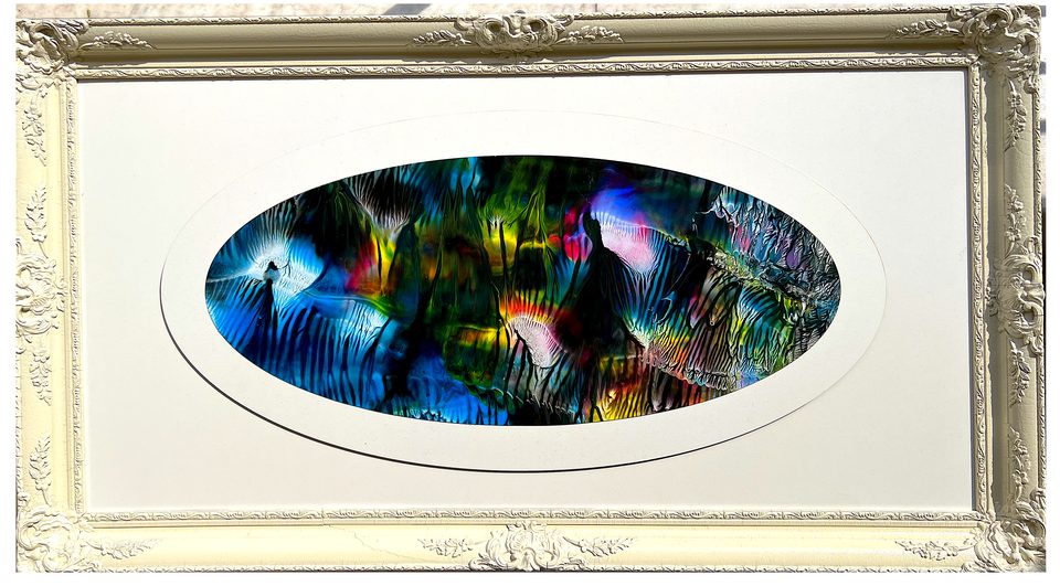 Duralit Üzerine Akrilik 60x90cm Yanılsama II 2024