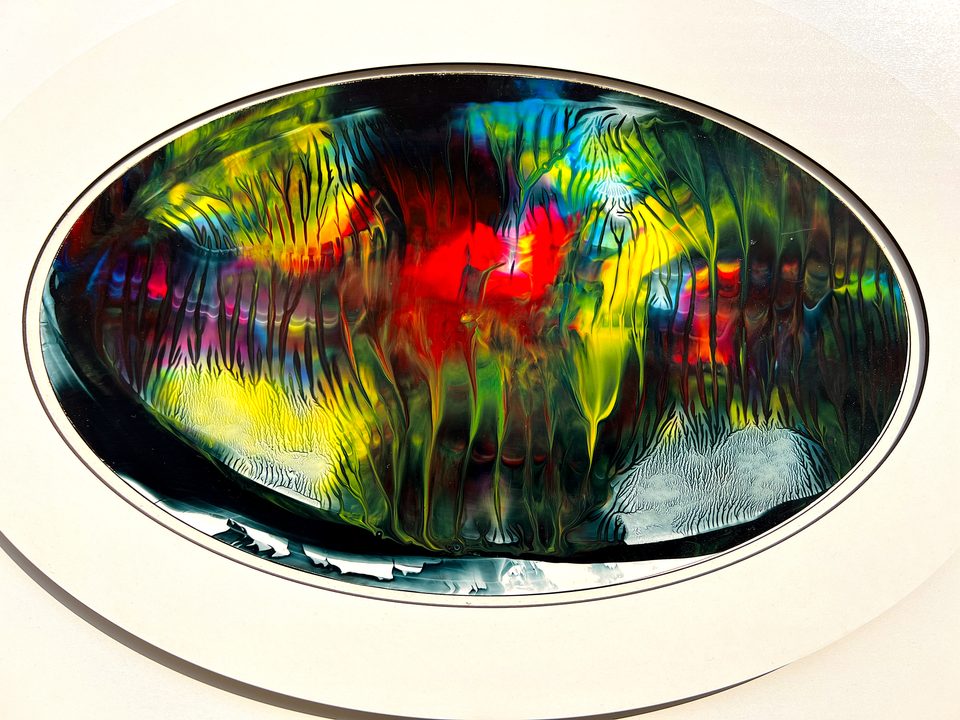 Duralit Üzerine Akrilik 25x500cm Kırmızı 2024