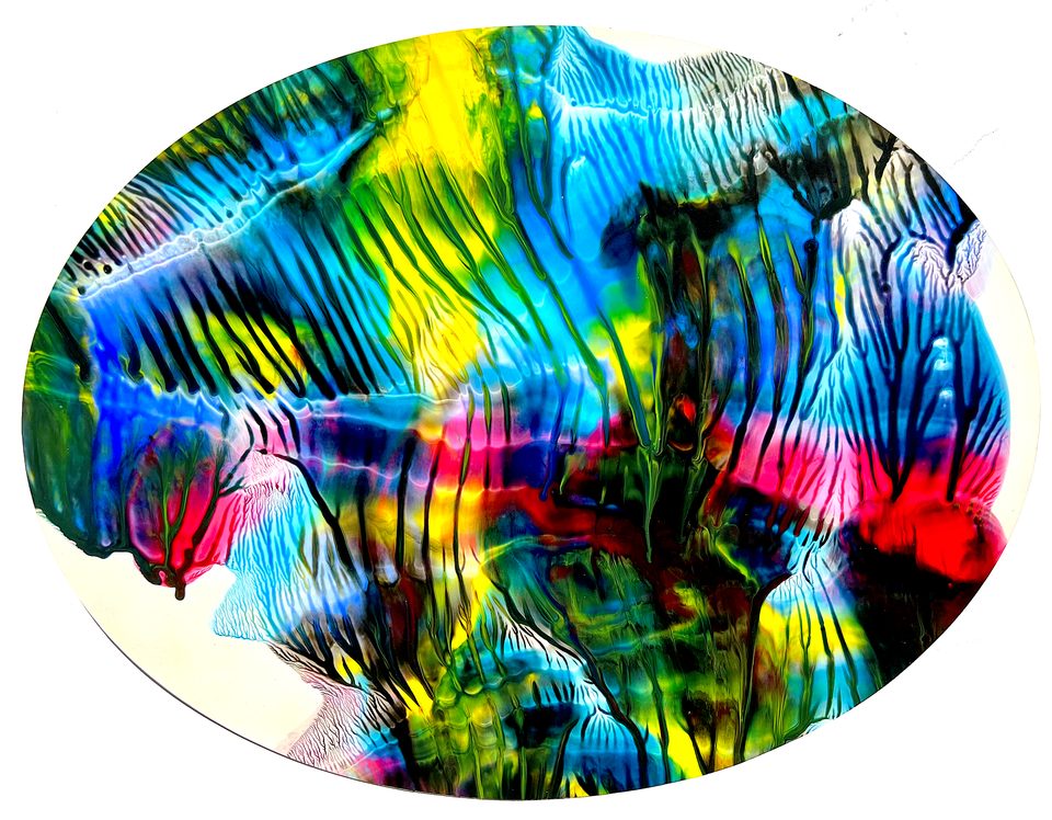 Duralit Üzerine Akrilik 60x80cm Doğanın Kalbi II 2024