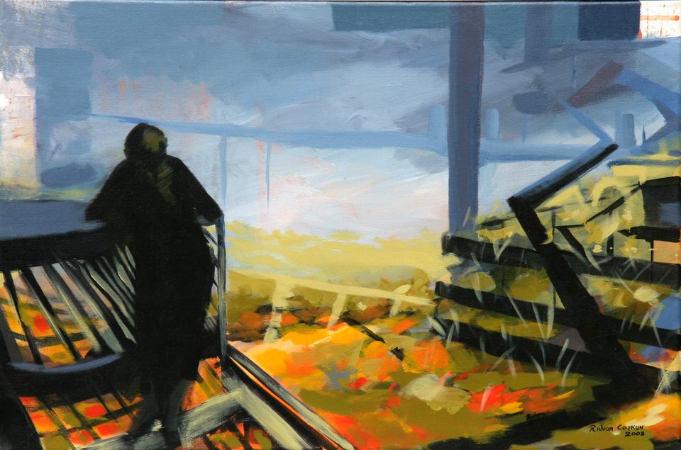 Tuval Üzerine Akrilik 'Bakış' 54x74cm 2008