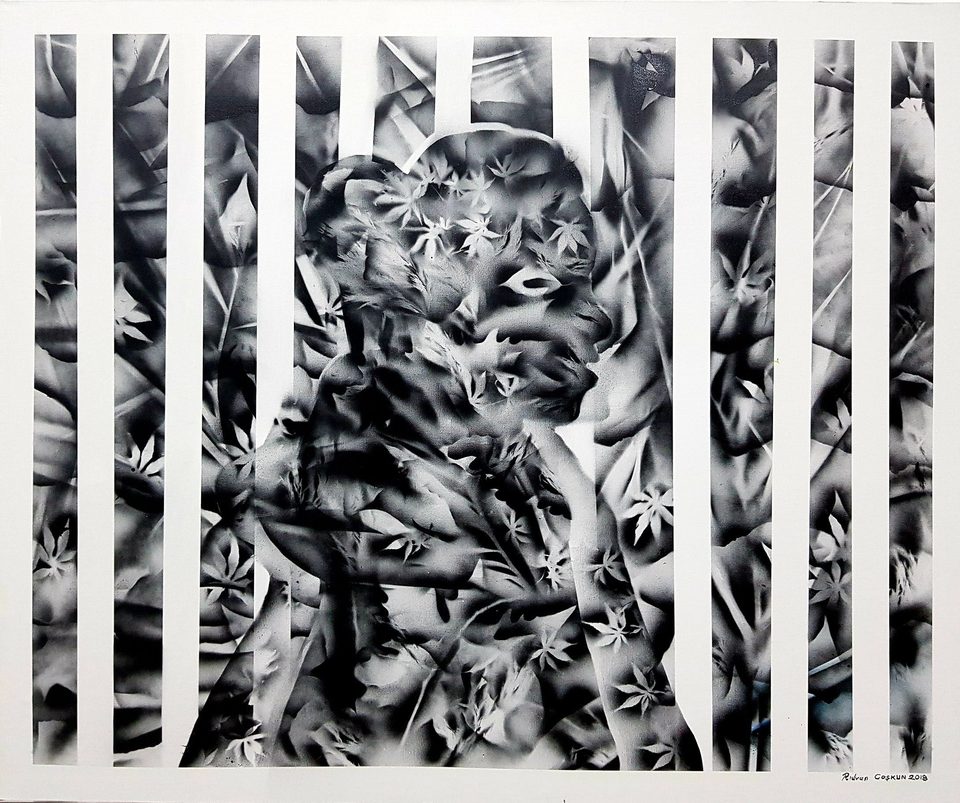 Tuval Üzerine Akrilik Boya 100x120 cm Çinli Kız