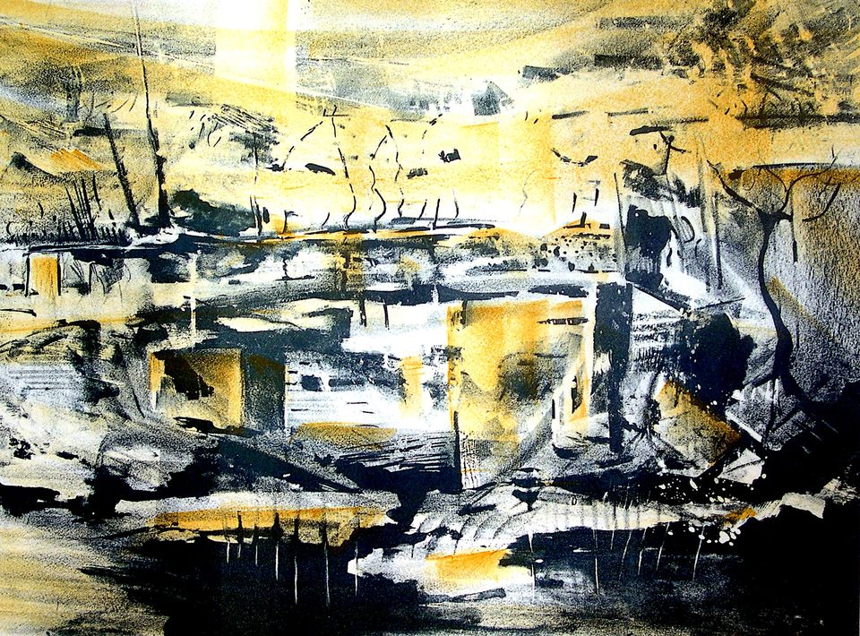 Taşbaskı 'Yansima II' 40x60cm 1996