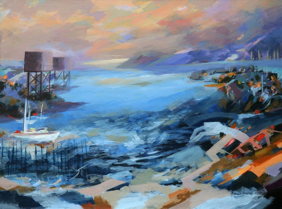 Tuval Üzerine Akrilik Bozburun 74x93cm 2007