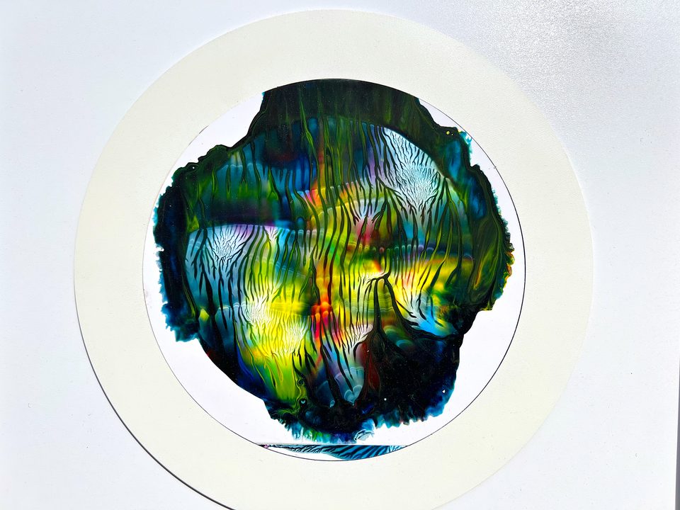 Duralit Üzerine Akrilik 30x30 cm Paradox 2024