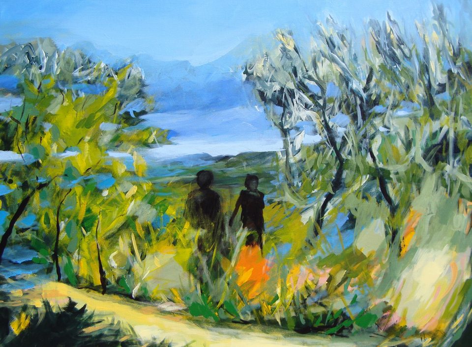 Tuval Üzerine Akrilik 'Sahil' 60x80cm 2008