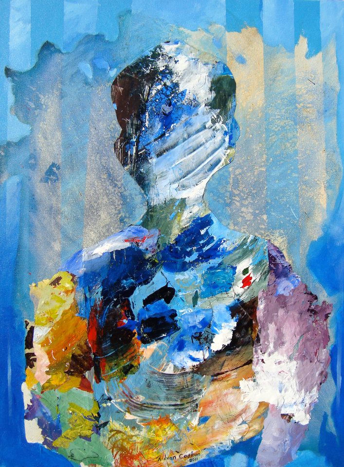 Tuval Üzerine Akrilik 'İz Beden' 70x50cm 2010