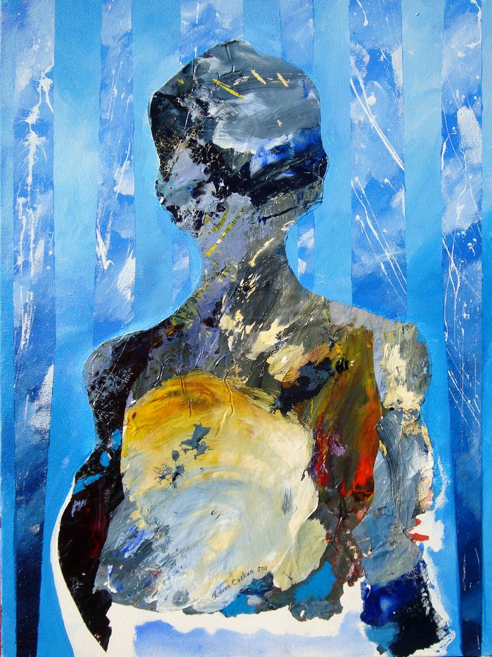 Tuval Üzerine Akrilik 'Gün Beden' 70x50cm 2010