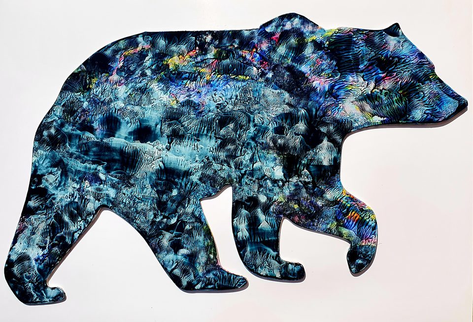 Duralit Üzerine Akrilik Boya Callisto (Büyük Ayı) 100x120 cm 2023 jpg