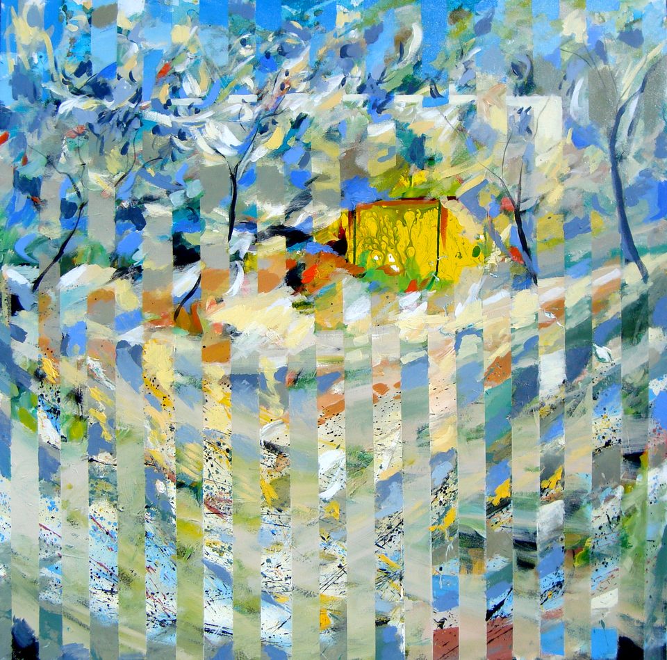 Tual Üzerine Akrilik 'Kırılmalar' 110x110cm 2009