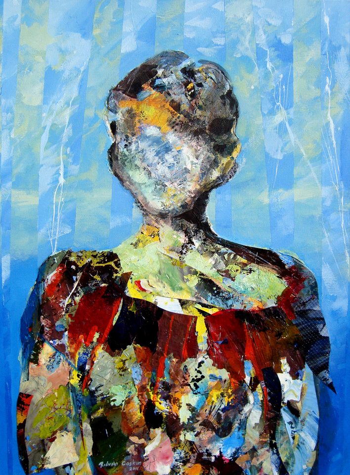 Tuval Üzerine Akrilik 'Bahar Beden' 70x50cm 2010