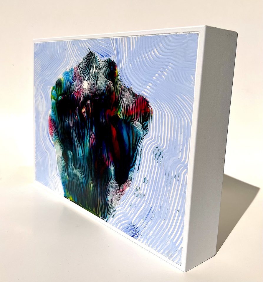 Duralit Üzerine Akrilik 25x35cm Form Detay 2024