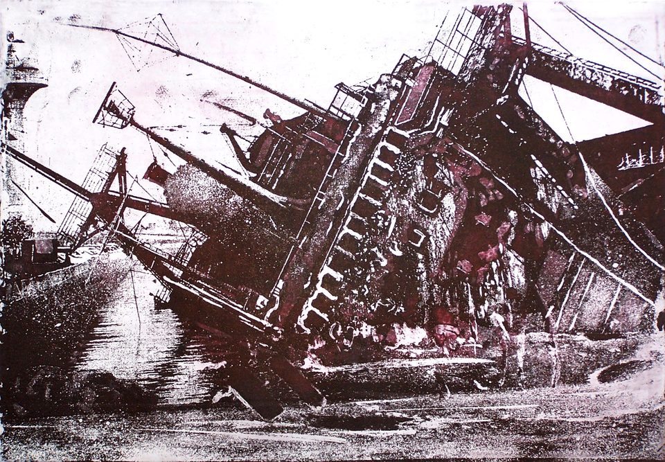 Gravür 'Batık' 25x35cm 2006