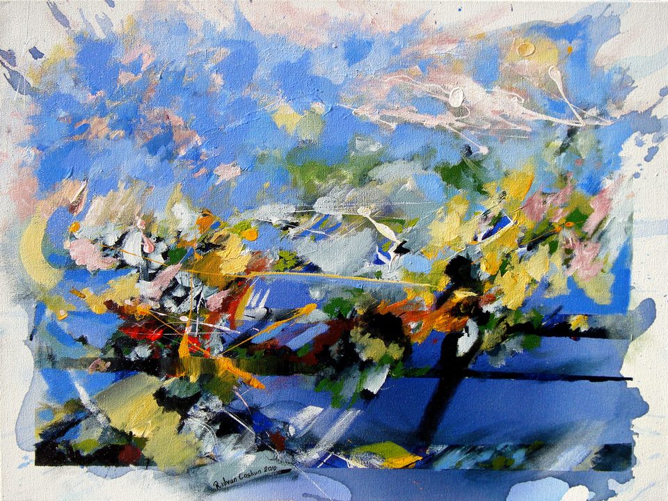 Tuval Üzerine Akrilik 'İp' 50x60cm 2010