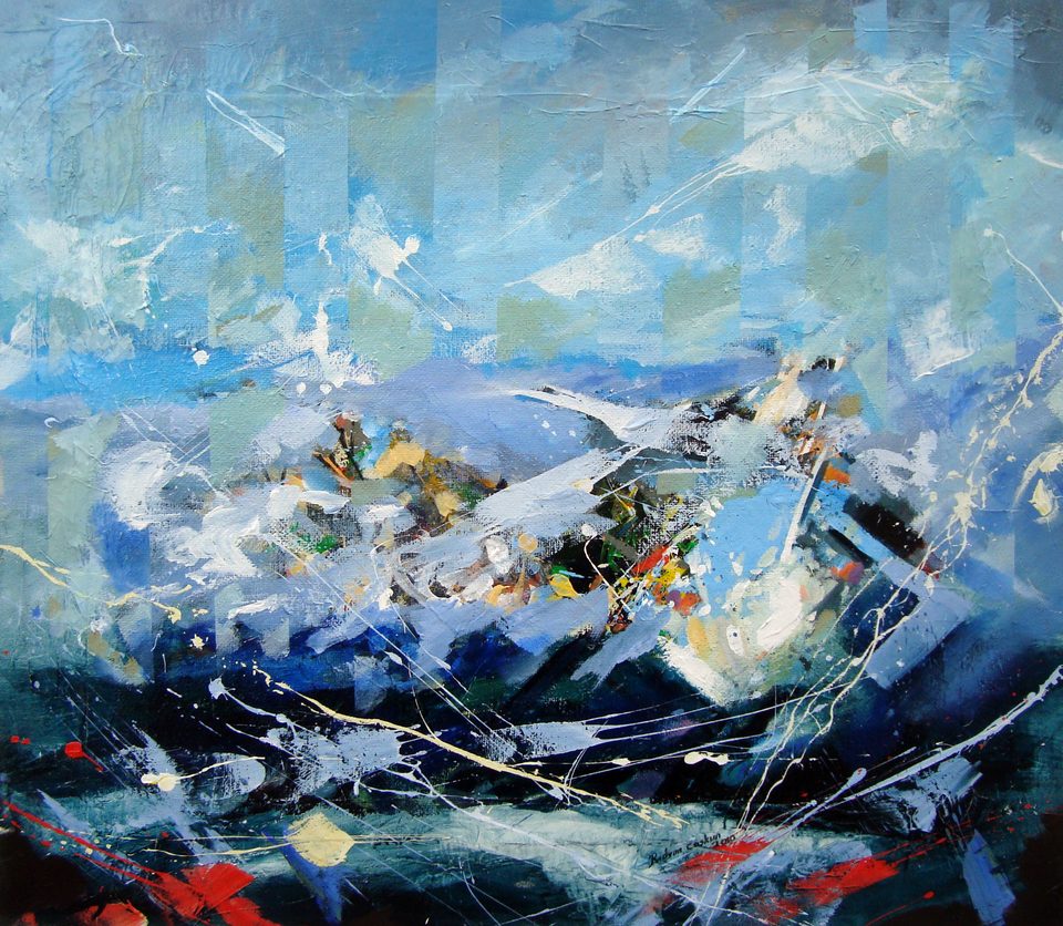 Tuval Üzerine Akrilik 'Rüzgar' 60x80cm 2010
