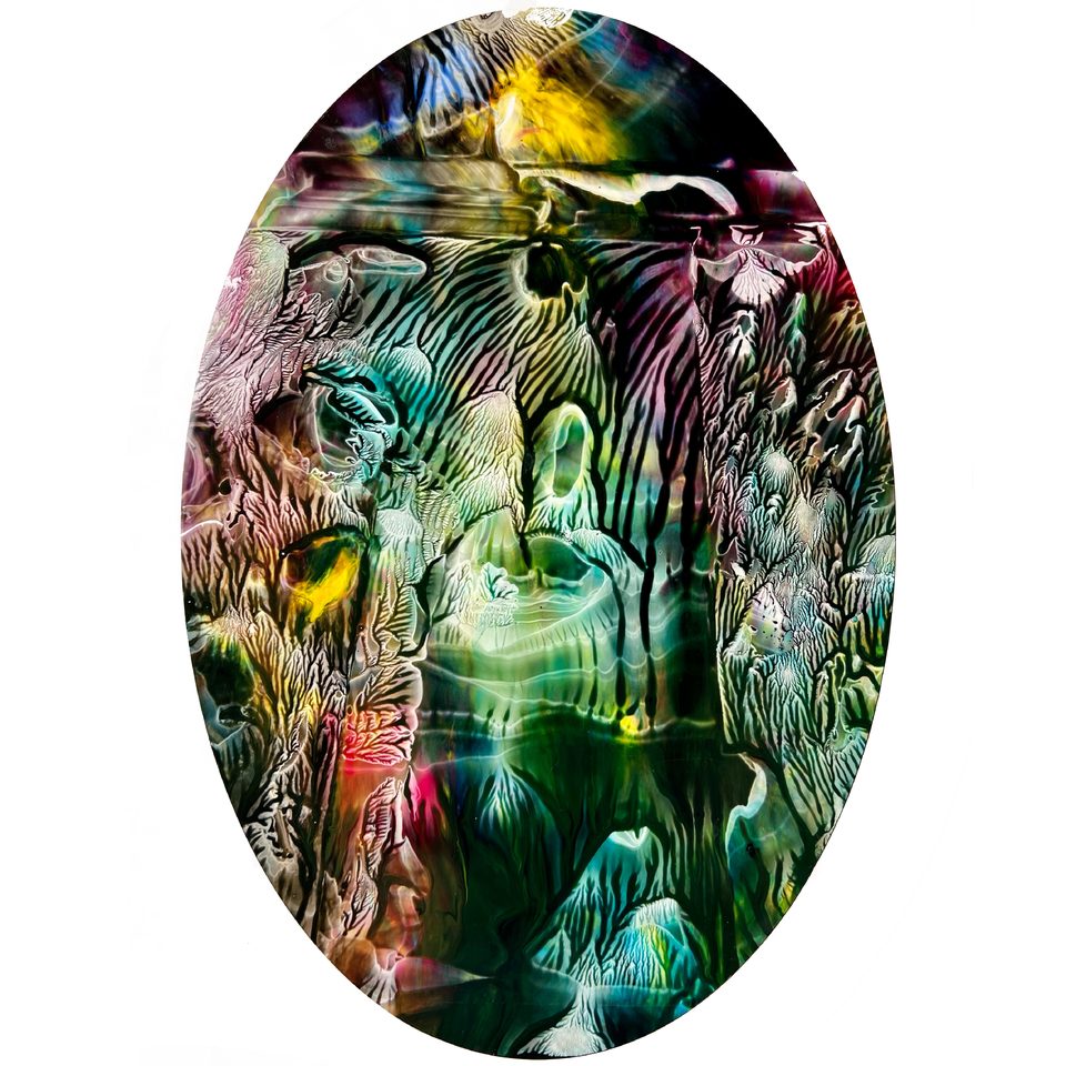 Duralit Üzerine Akrilik 60x30cm Gizem 2024