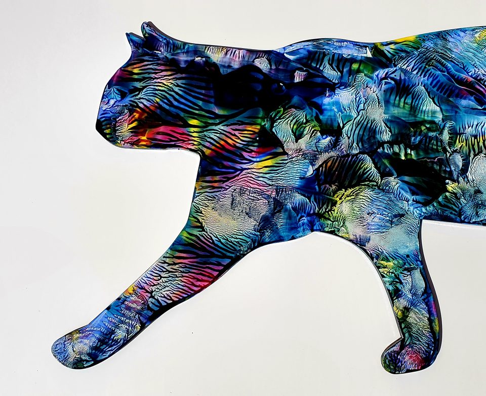 Duralit Üzerine Akrilik Boya 80x90 cm Tottoro Detay