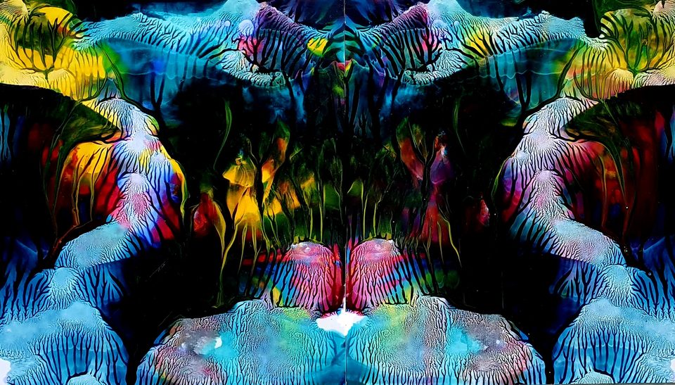 Kağıt Üzerine Akrilik Boya 30x60 cm İkilikler II 2021